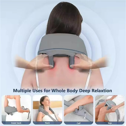 5D Wireless Shiatsu Massager with Heat